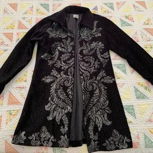 Chi is Velvet Black Statement Jacket